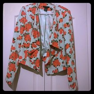 Floral blazer