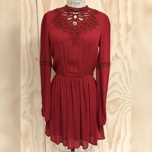 Crochet Lace Skater Dress