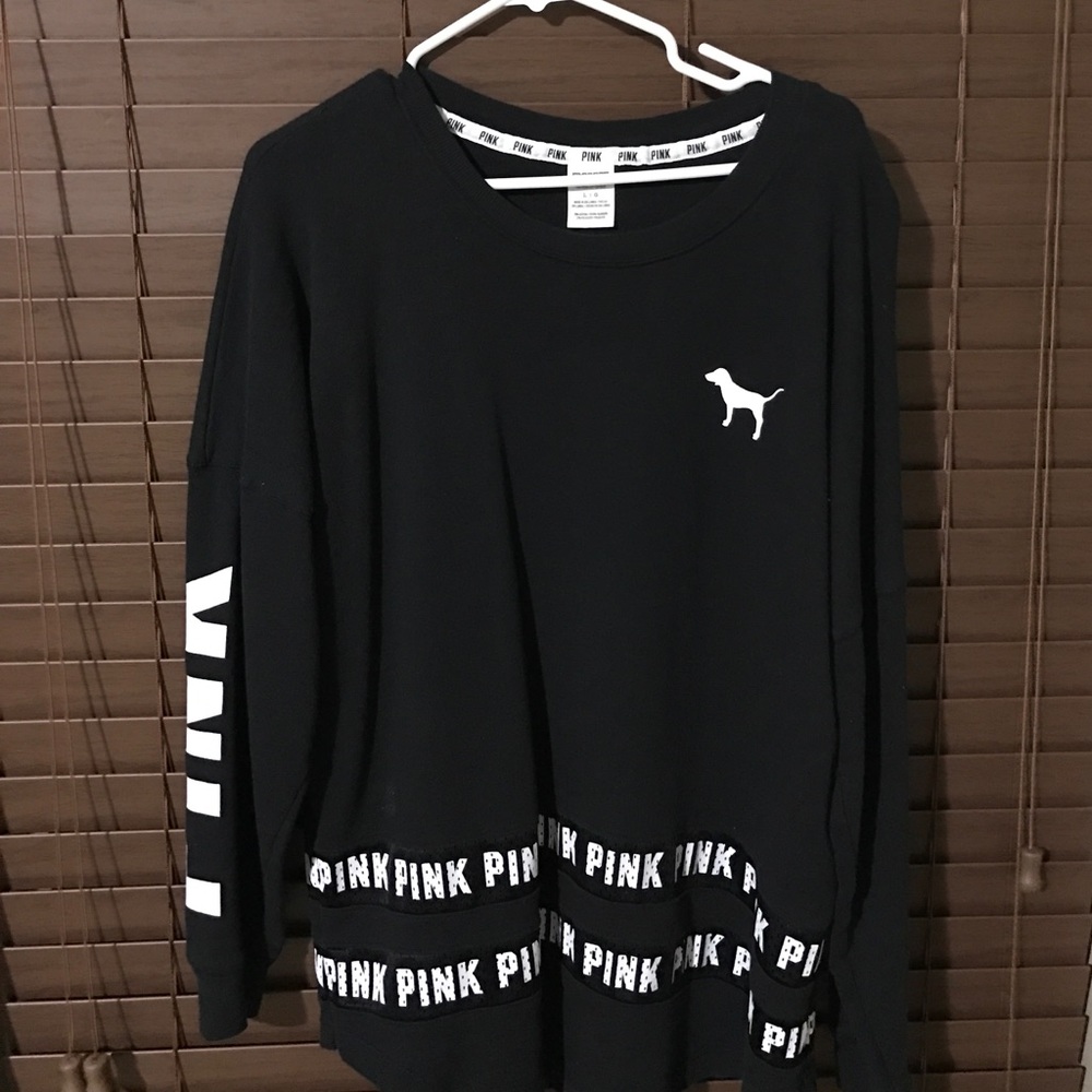 PINK Varsity Crewneck