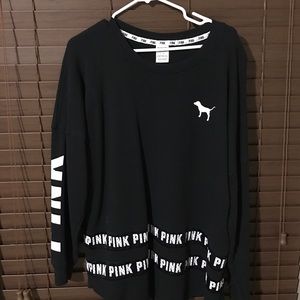 PINK Varsity Crewneck