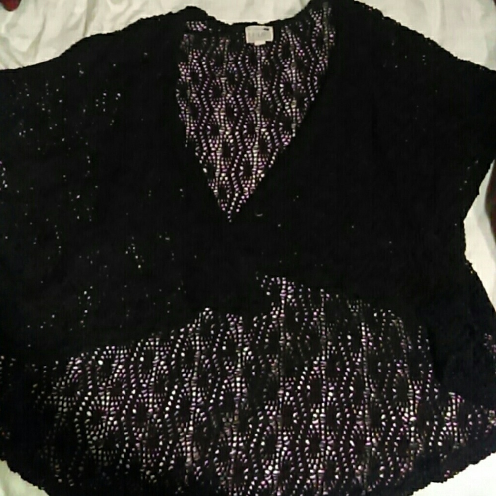 Short sleeve cardigan