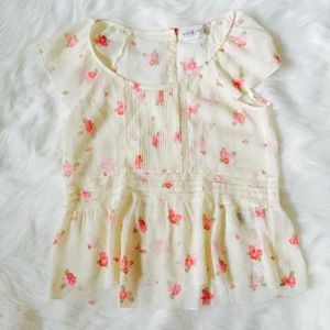 Pretty abercrombie blouse spring!