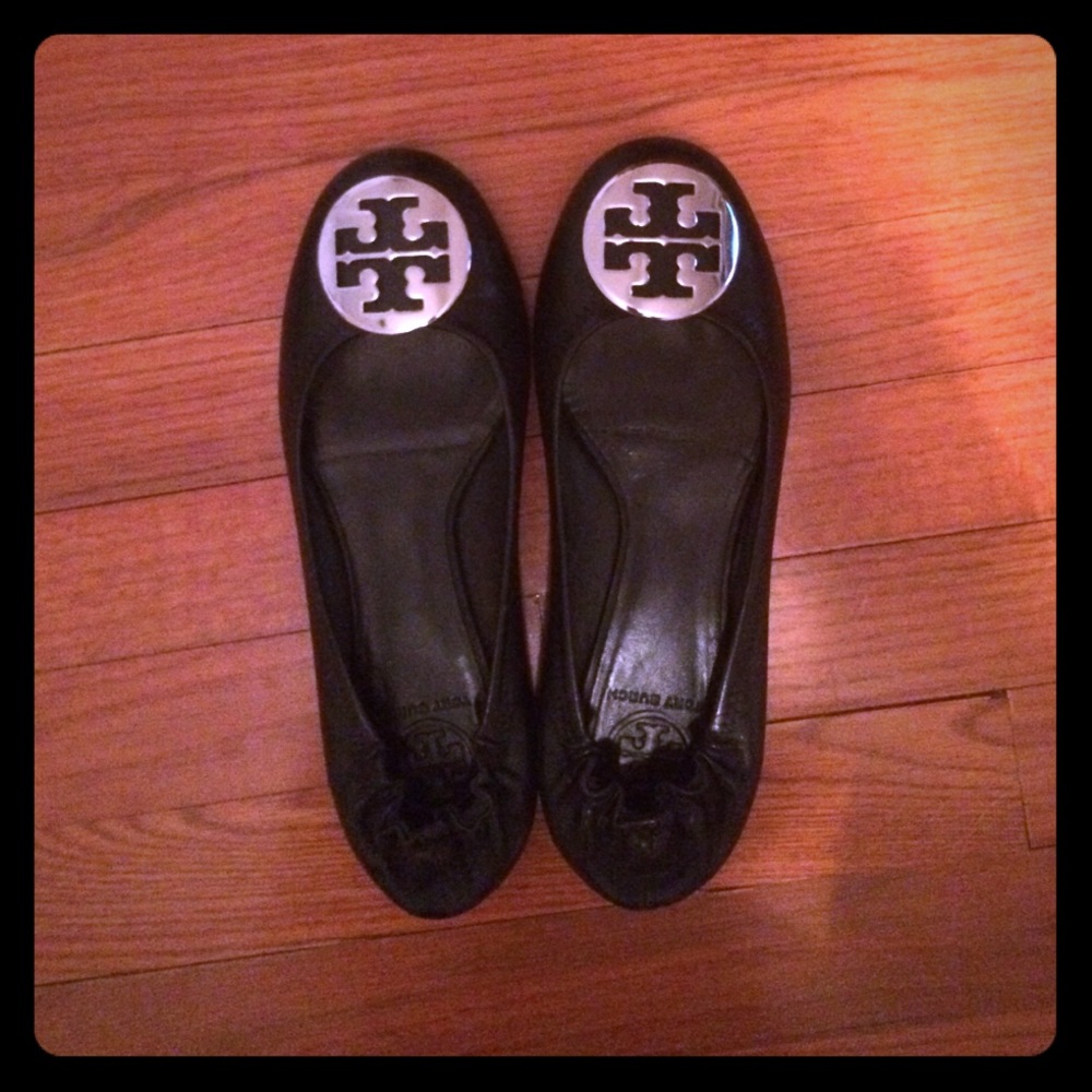 Black Tory Burch Ballet Flats 8.5