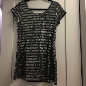 Sparkly mini sequin dress