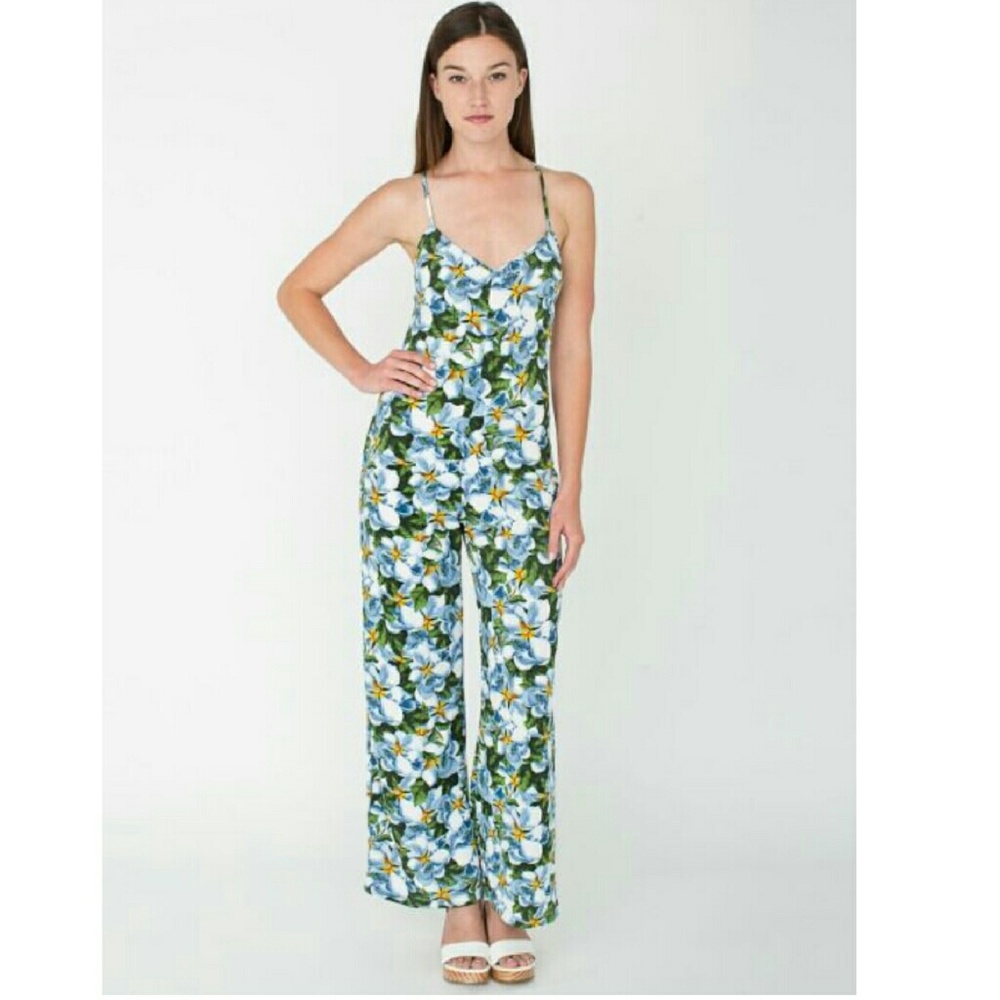 American Apparel Magnolia Crepe Jumpsuit