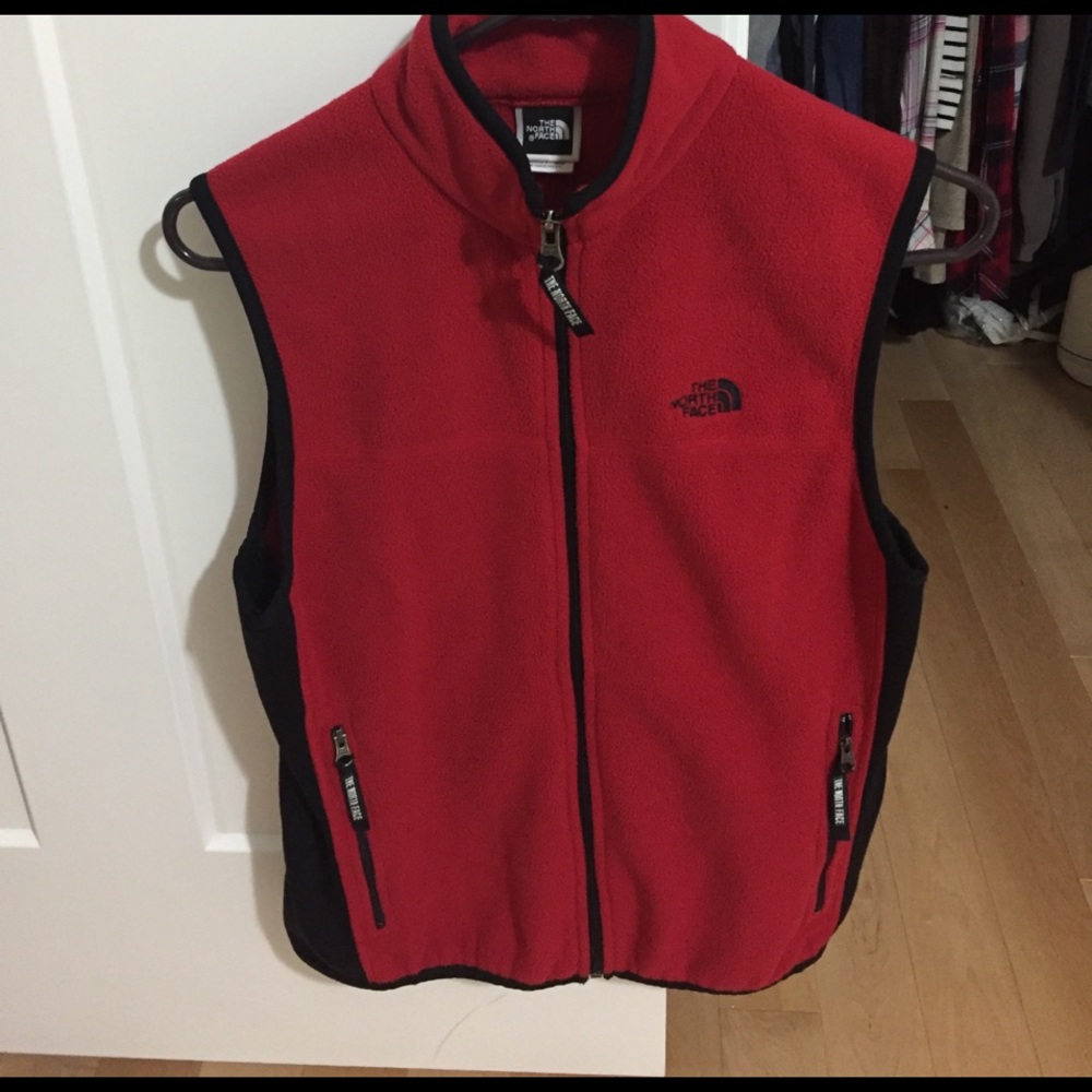 north face fleece vest