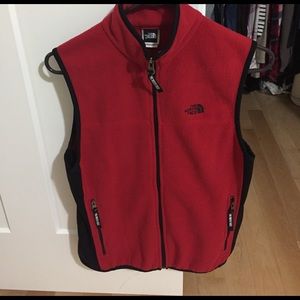 north face fleece vest
