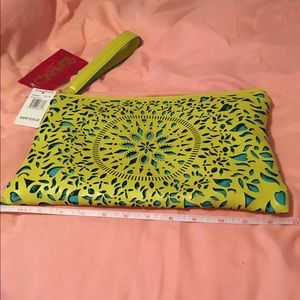 Carlos Santana Caribbean Clutch/Oversized Wristlet