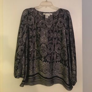 Max Studio flowy top