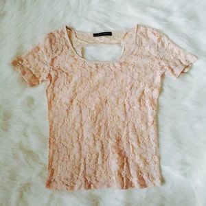 Zara Lace top cutout