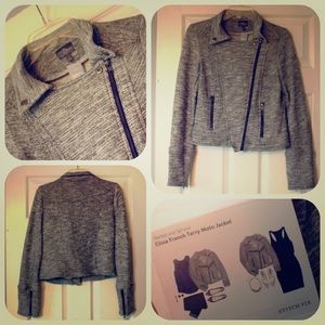 Market & Spruce Moto cropped jacket Elissa