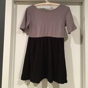Color block heavy knit Free People dress