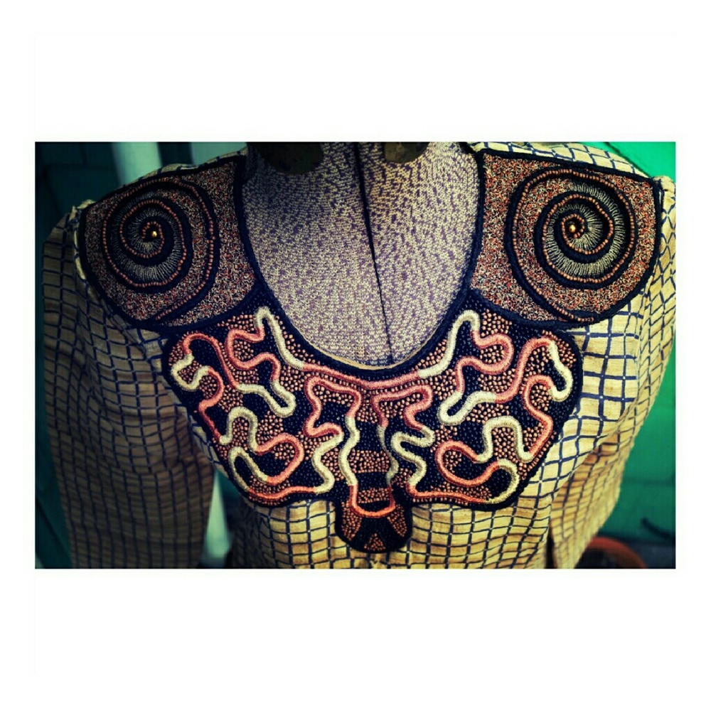 NWOT Vintage Beaded Tunic