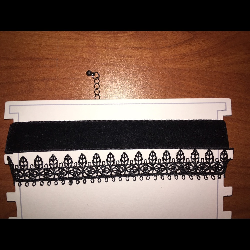 2 Black Velvet Chokers! Brand New!