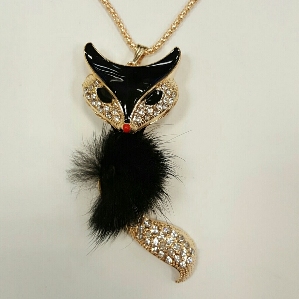 Fox Necklace with fur