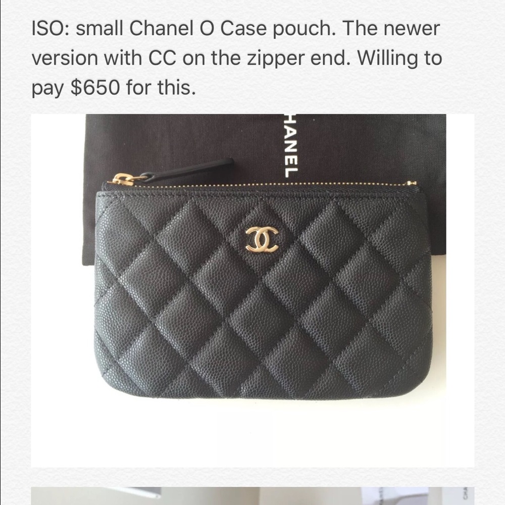ISO small Chanel O case pouch