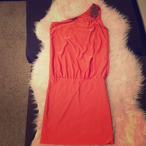 Coral forever 21 dress