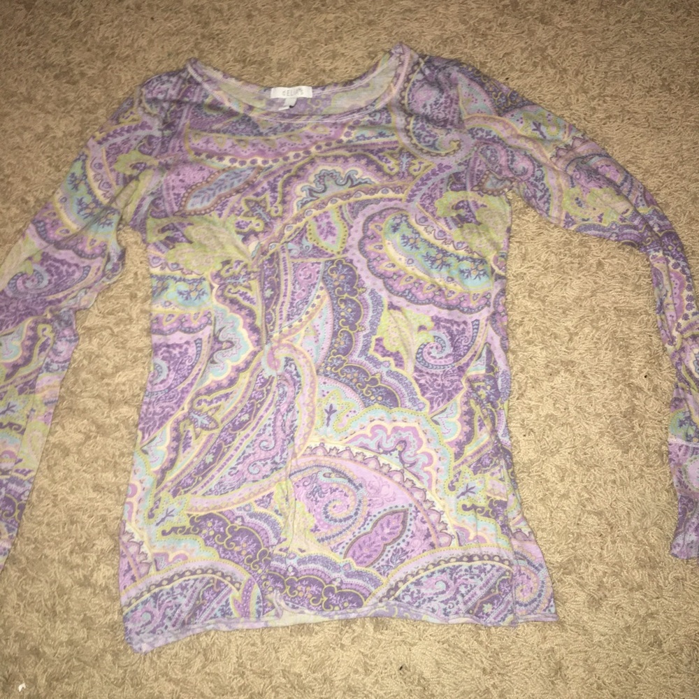 Paisley print Long sleeve
