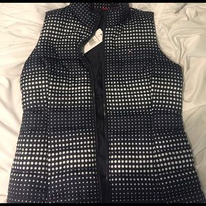 Navy and white Tommy Hilfiger Vest.
