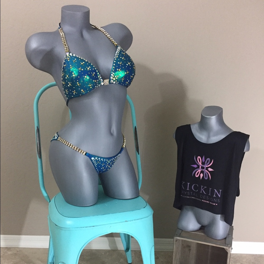 Mermaid competition bikini