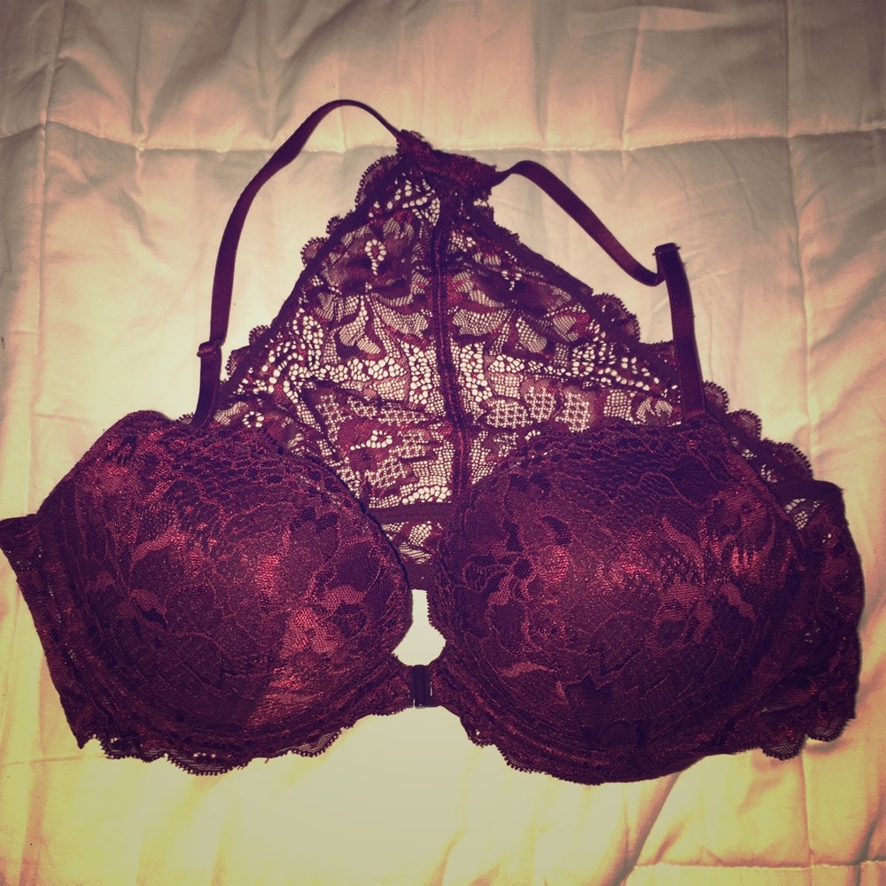 PINK VS Maroon date bra
