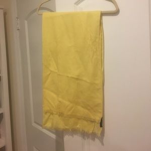Burberry Canary Yellow Scarf