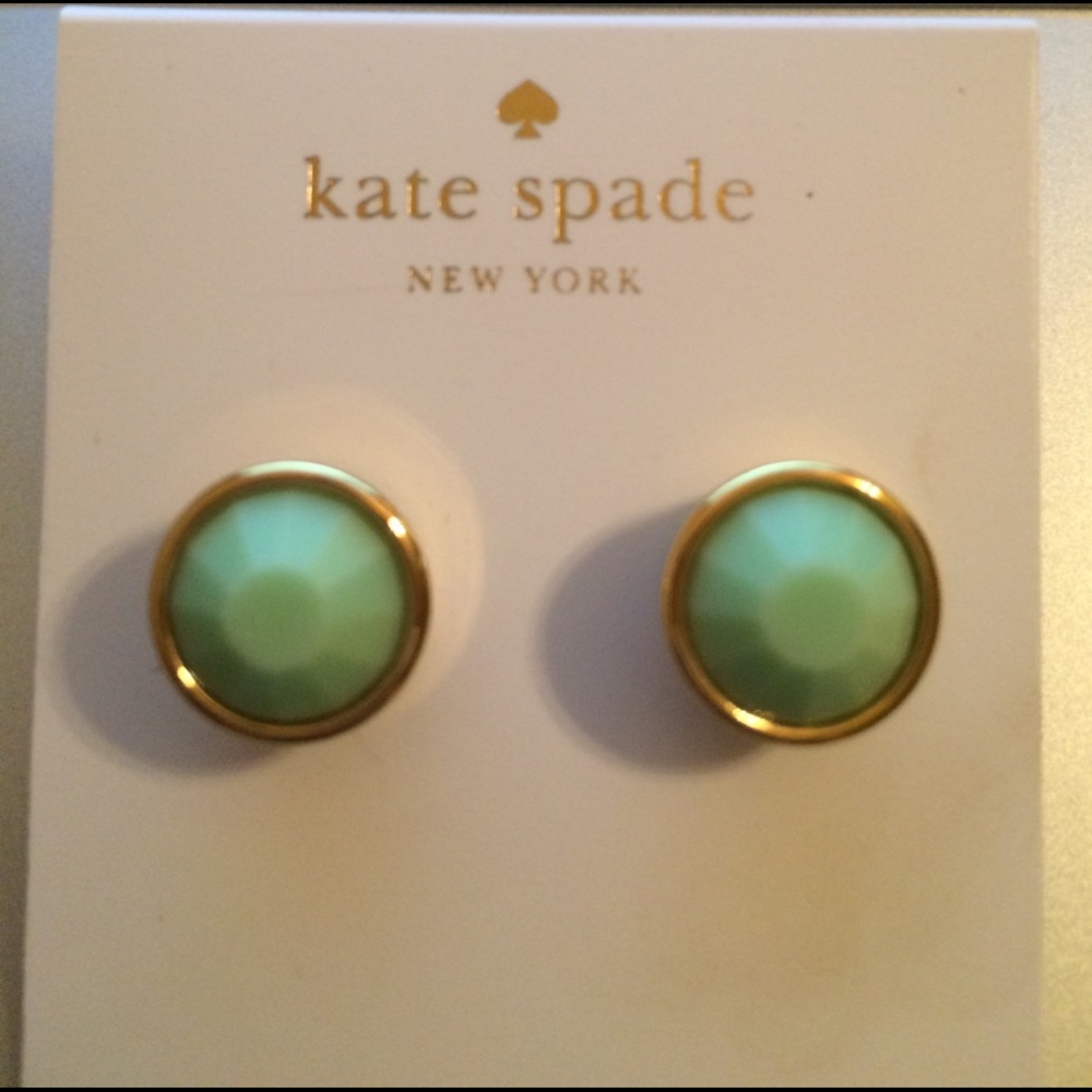 SOLD! Brand new Kate Spade turquoise studs 🎉
