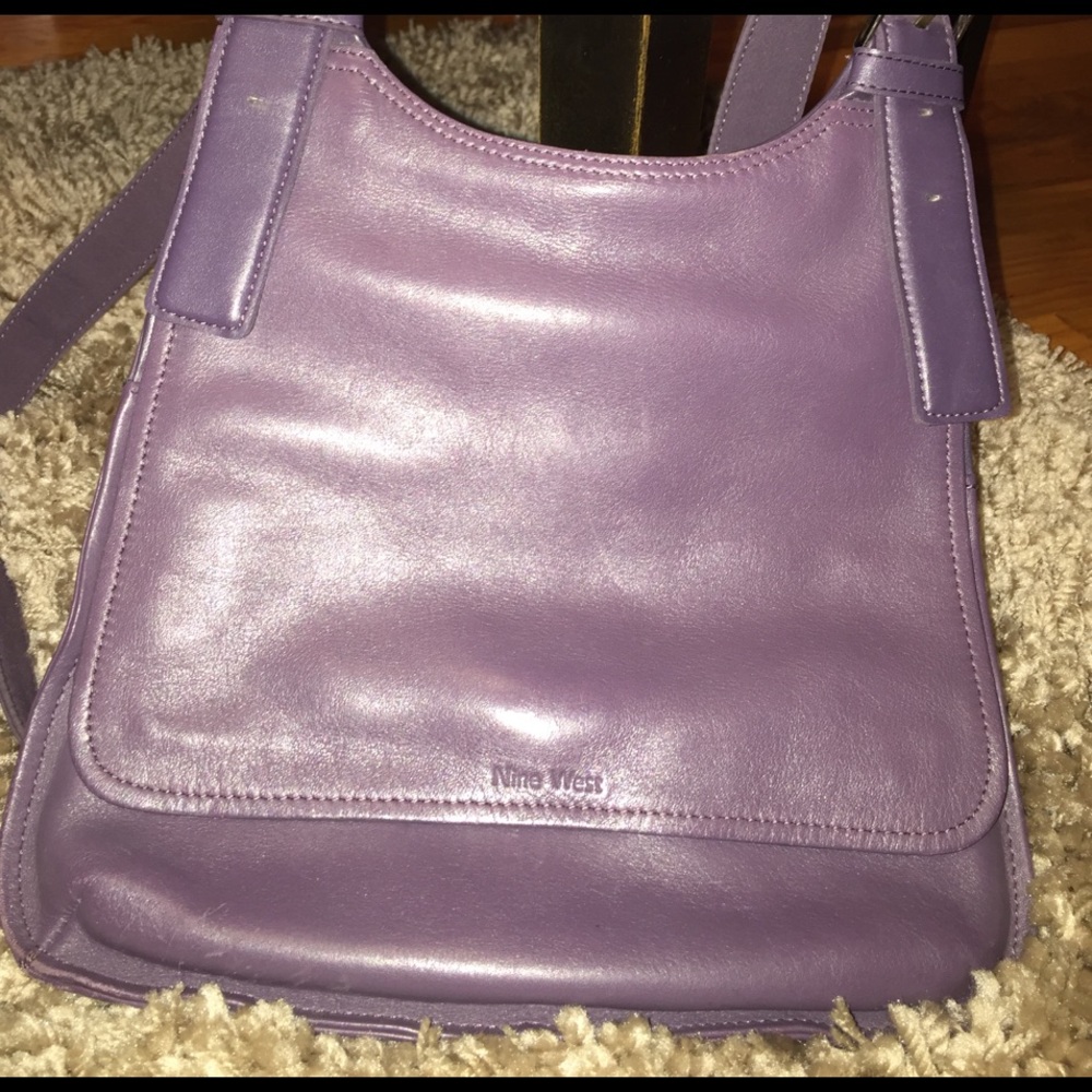 *3 for $15* Nine West purple/gray crossbody bag