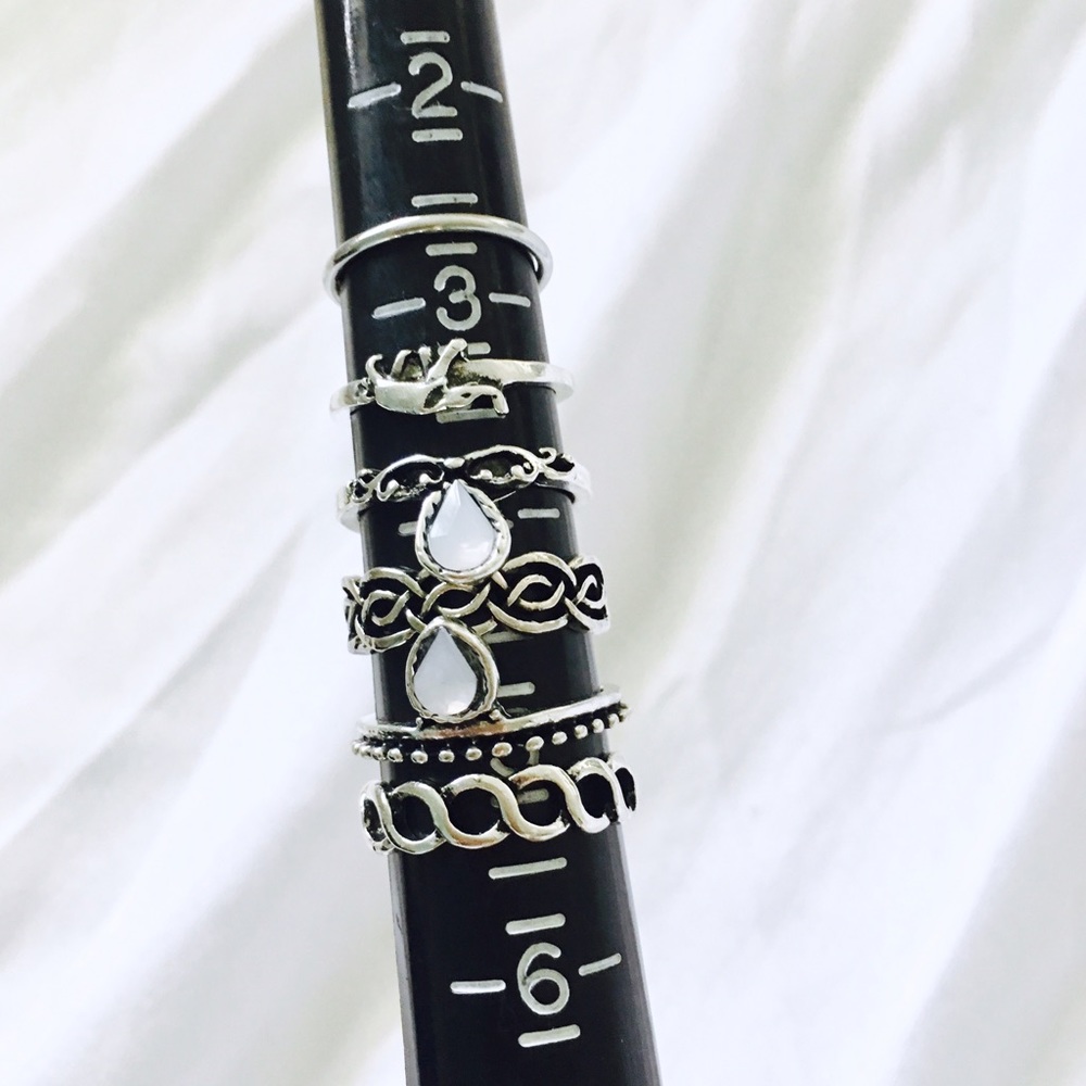 •Gypsy Ten Piece Ring Set• - Picture 6 of 8