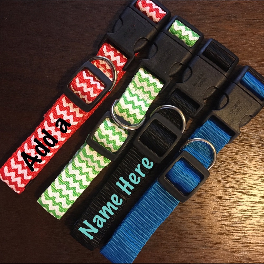Embroidered Dog Collars