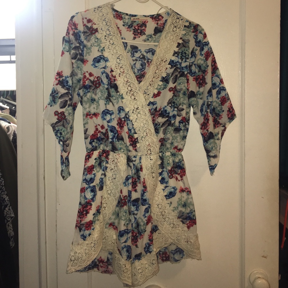 Super cute floral romper