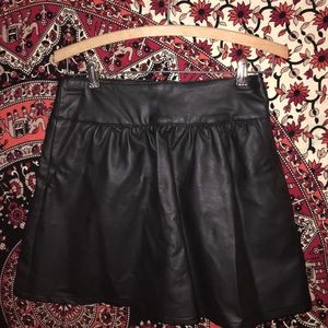 American Eagle Leather skirt.
