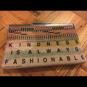 Rachel Roy "Kindness is Always Fashionable" Clutch