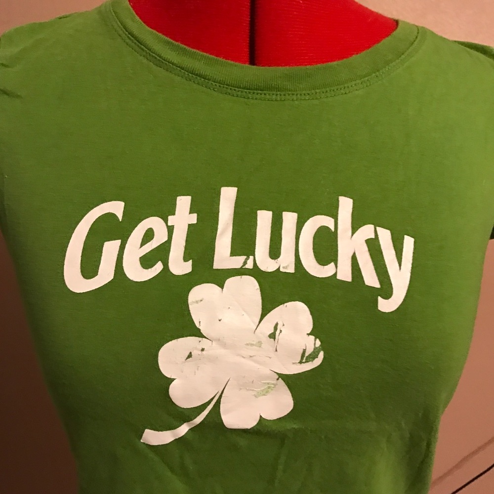 Get lucky fitted tee