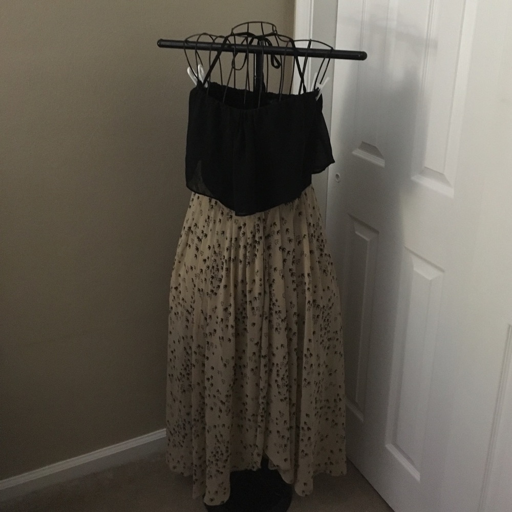 Tulip skirt maxi dress