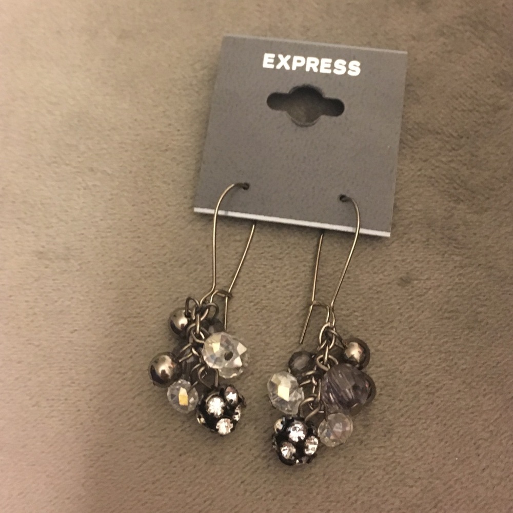 Express silver dangle earnings