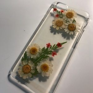 iPhone 6/6s pressed flower clear case