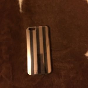 Victoria's Secret clear and gold rubber case