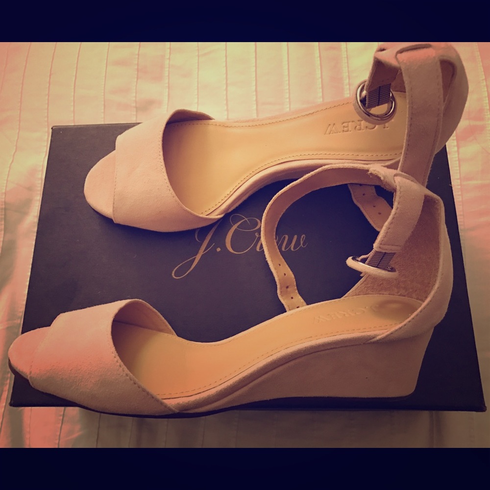 J.Crew - Laila Suede Wedges