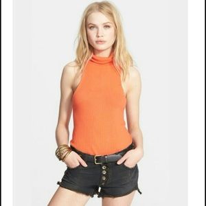 Free people turtle neck tank