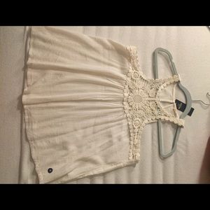 Hollister off white tank