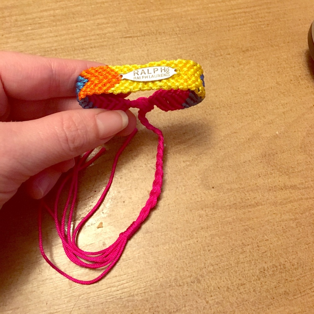 Ralph Lauren fabric bracelet