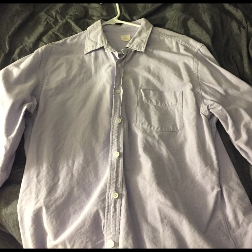 Jcrew men's vintage Oxford light purple button up