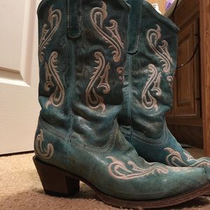 Turquoise Corral Boots