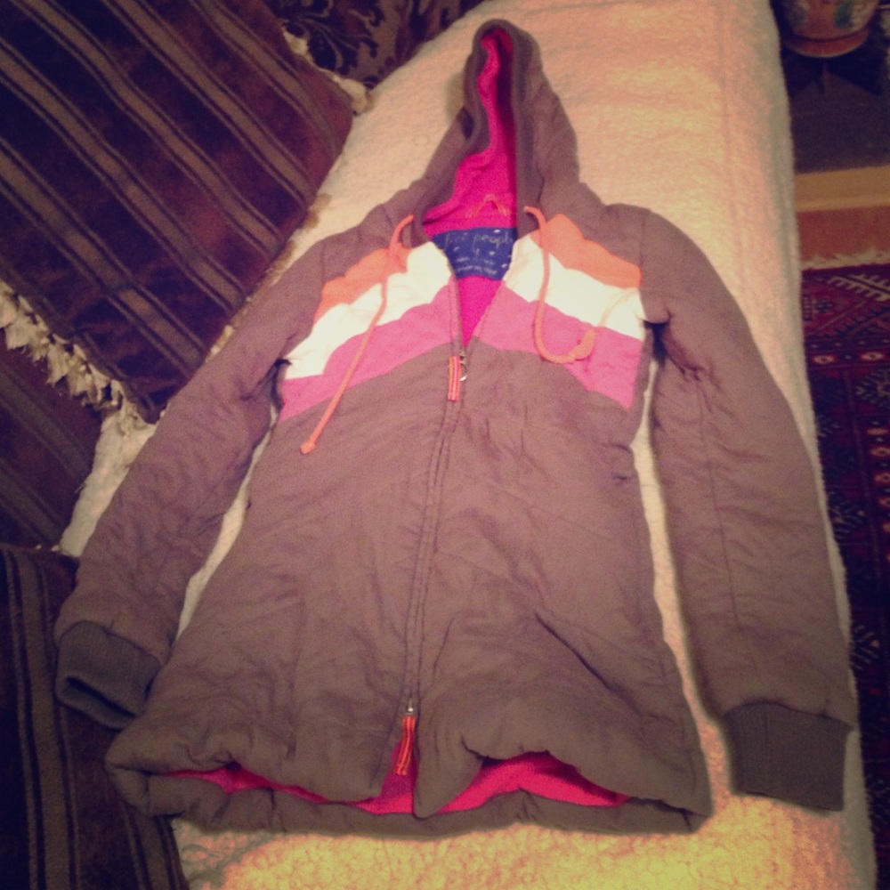 Free people warm cotton Hoody/jacket/coat