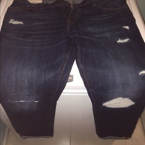 Abercrombie and Fitch Slim Fit Ripped Jeans
