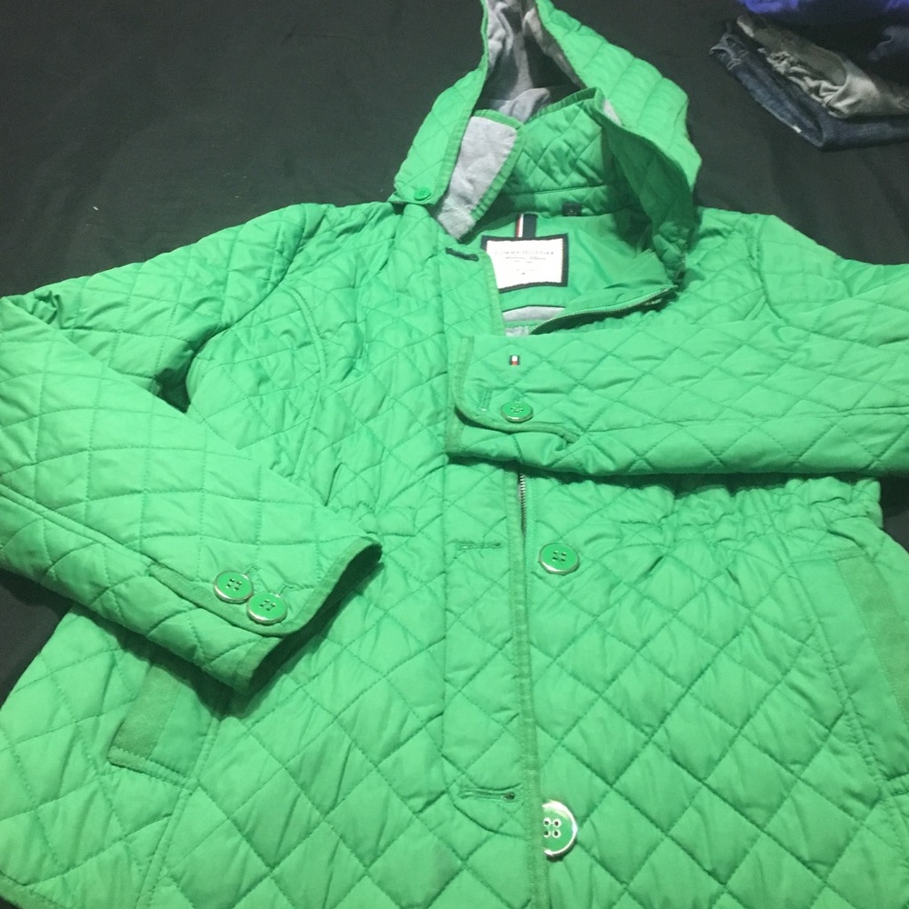 Green Tommy Hilfiger jacket