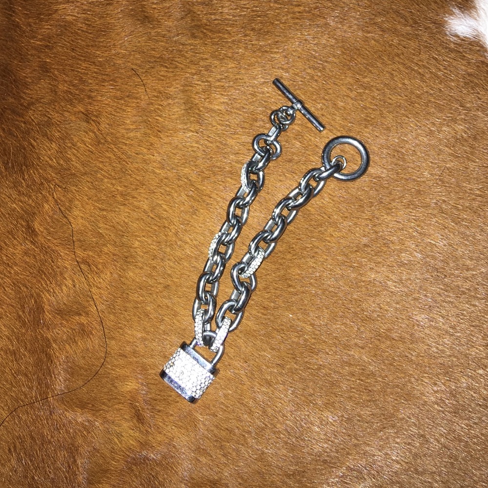 Silver Michael Kors bracelet.