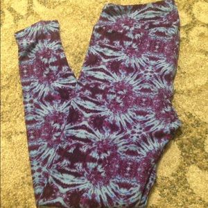 Tye dye Lularoe TC leggings!!