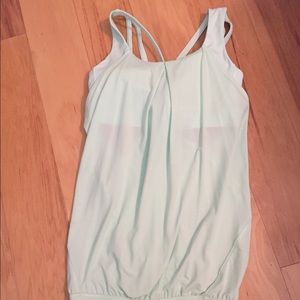 Lululemon Nouveau Limits Tank/ Sea Mist
